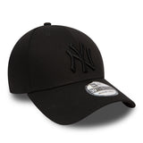 Casquette des New York Yankees, New Era, 39THIRTY, Basic, noir uni