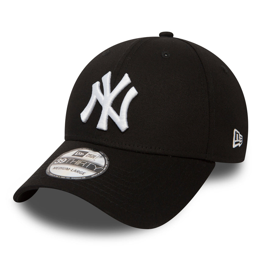 Casquette des New York Yankees, New Era, 39THIRTY, Basique, noir