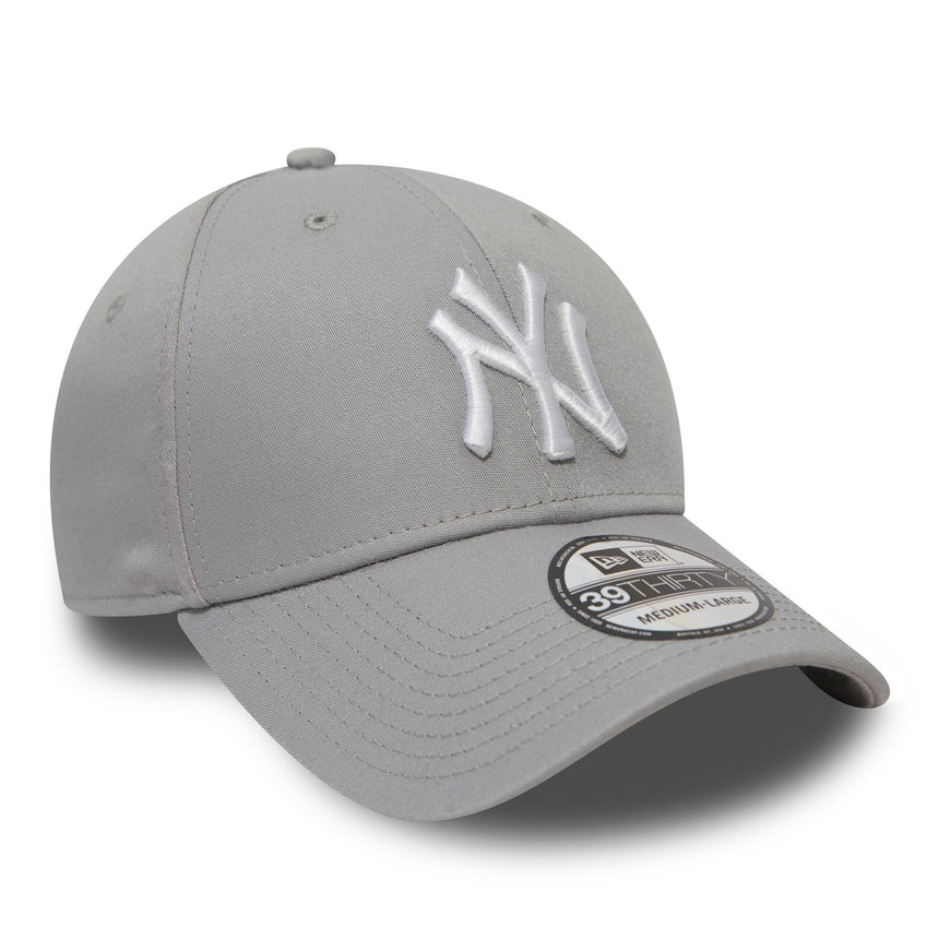 Casquette des Yankees de New York, New Era, 39THIRTY, Basic, gris