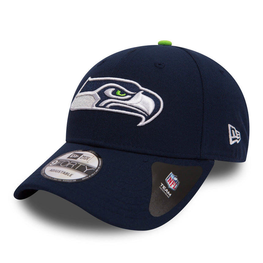 Casquette Seattle Seahawks, équipe, New Era, 9FORTY, bleu