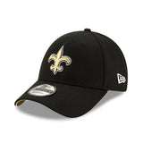 Casquette de baseball des Saints de la Nouvelle-Orléans, New Era, 9FORTY, noire