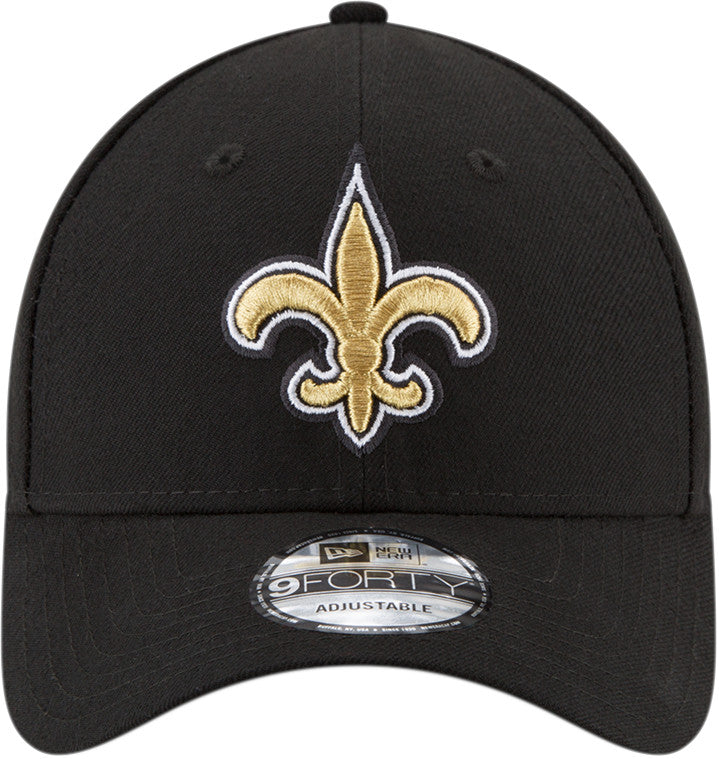 Casquette de baseball des Saints de la Nouvelle-Orléans, New Era, 9FORTY, noire