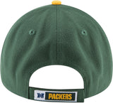 Casquette des Packers de Green Bay, New Era, 9FORTY, verte