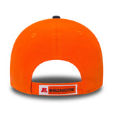 Casquette de baseball Denver Broncos, New Era, 9FORTY, orange