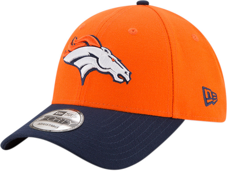Casquette de baseball Denver Broncos, New Era, 9FORTY, orange