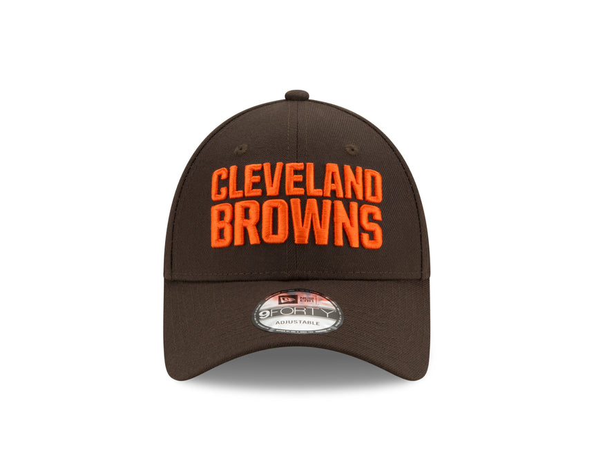Casquette de baseball des Browns de Cleveland, 9FORTY, New Era, marron.