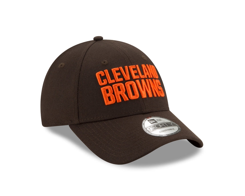 Casquette de baseball des Browns de Cleveland, 9FORTY, New Era, marron.