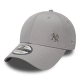 Casquette des New York Yankees, New Era, 9FORTY, sans défaut, gris