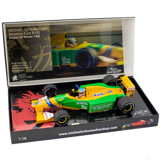 Voiture modèle Michael Schumacher, Jaune - FansBRANDS®