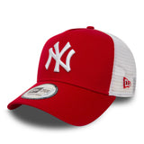 Casquette des Yankees de New York, New Era, trucker, rouge