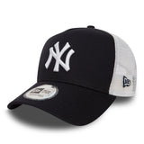 Casquette des Yankees de New York, New Era, trucker, bleu