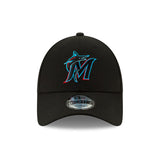 Casquette Miami Marlins, New Era, 9FORTY, équipe, noire