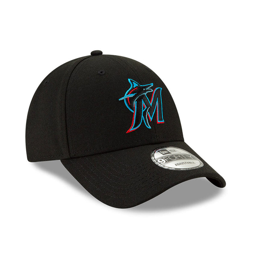 Casquette Miami Marlins, New Era, 9FORTY, équipe, noire