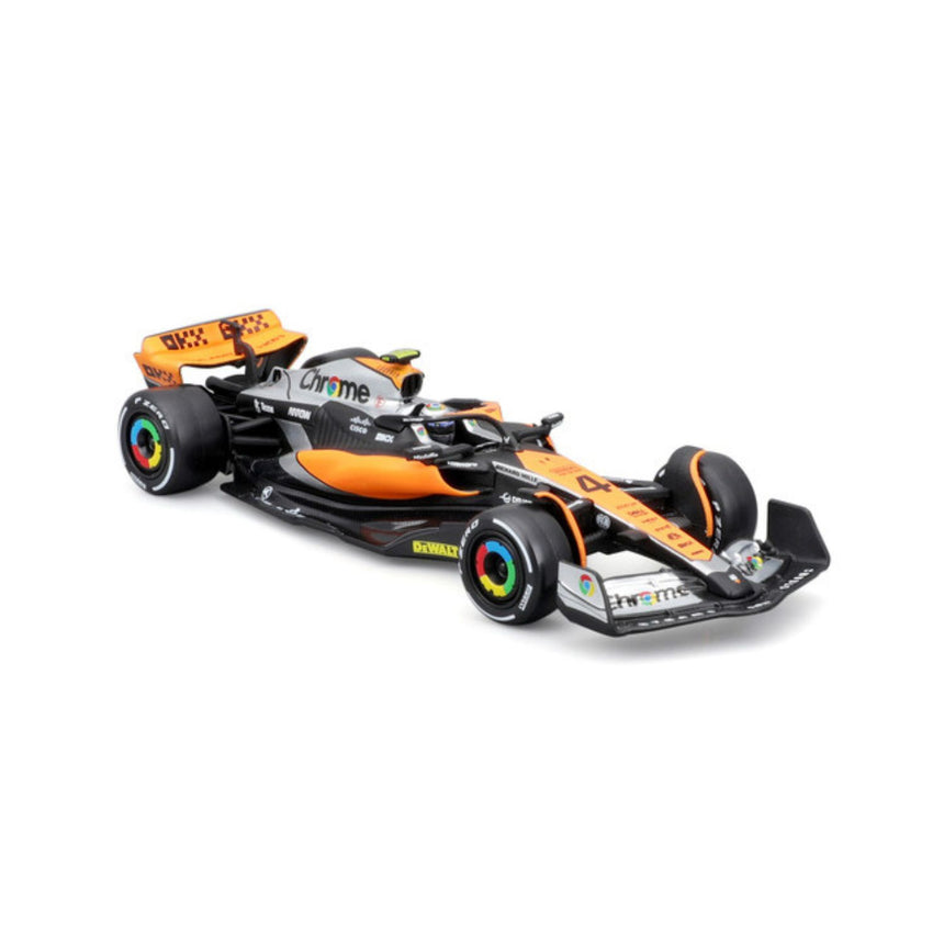 Modèle réduit McLaren F1, avec casque, MCL60, bburago, 1:43, Lando Norris #4
