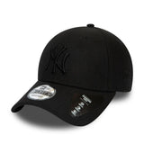 Casquette New York Yankees, New Era, 9FORTY, noir uni