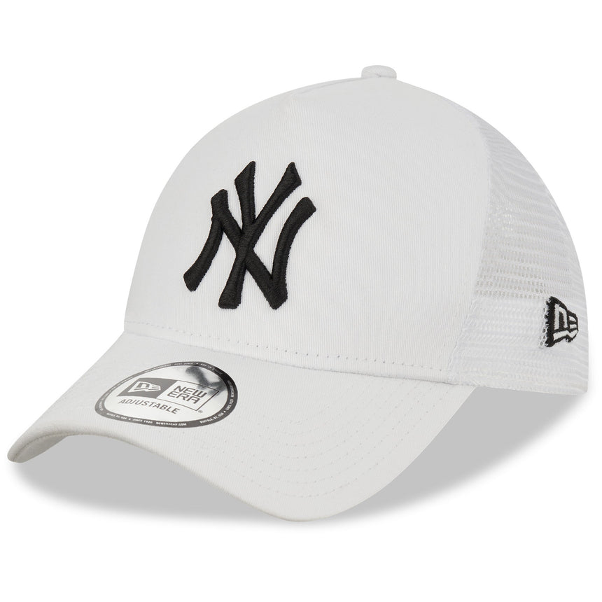 Casquette des Yankees de New York, New Era, trucker, essentielle, blanche