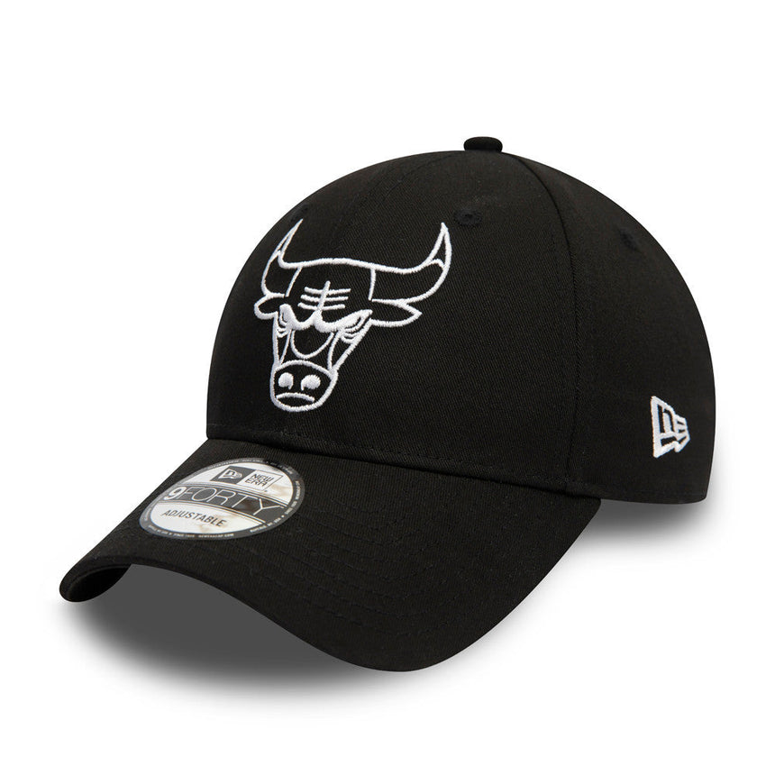 casquette Chicago Bulls, New Era, 9FORTY, essentiel, noir
