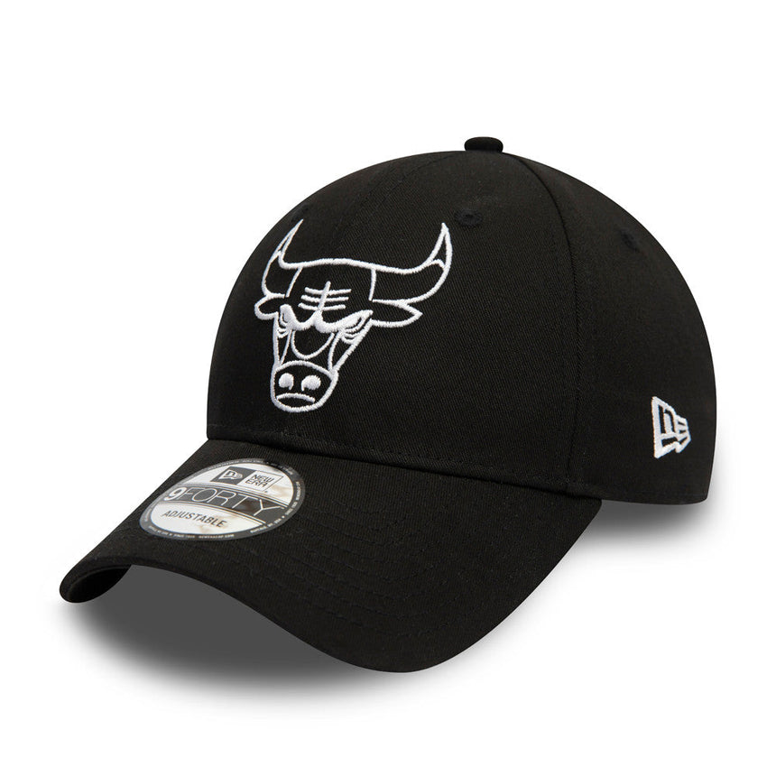casquette Chicago Bulls, New Era, 9FORTY, essentiel, noir