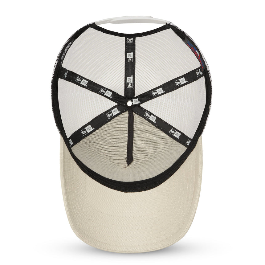 Casquette des New York Yankees, trucker, New Era, 9FORTY, essentielle, beige