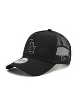 Casquette Dodgers de Los Angeles, trucker, New Era, 9FORTY, noire