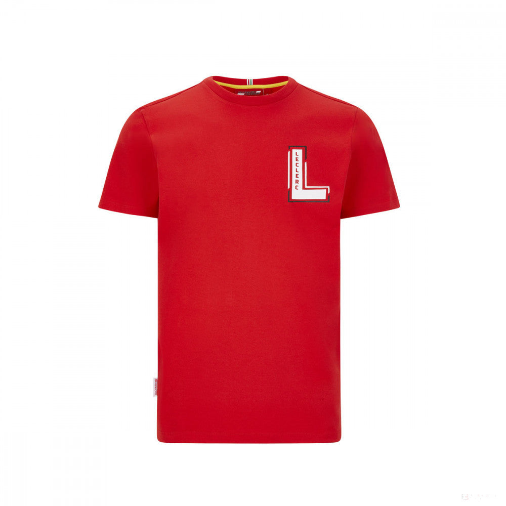 T-shirt col rond Scuderia Ferrari, Rouge - FansBRANDS®