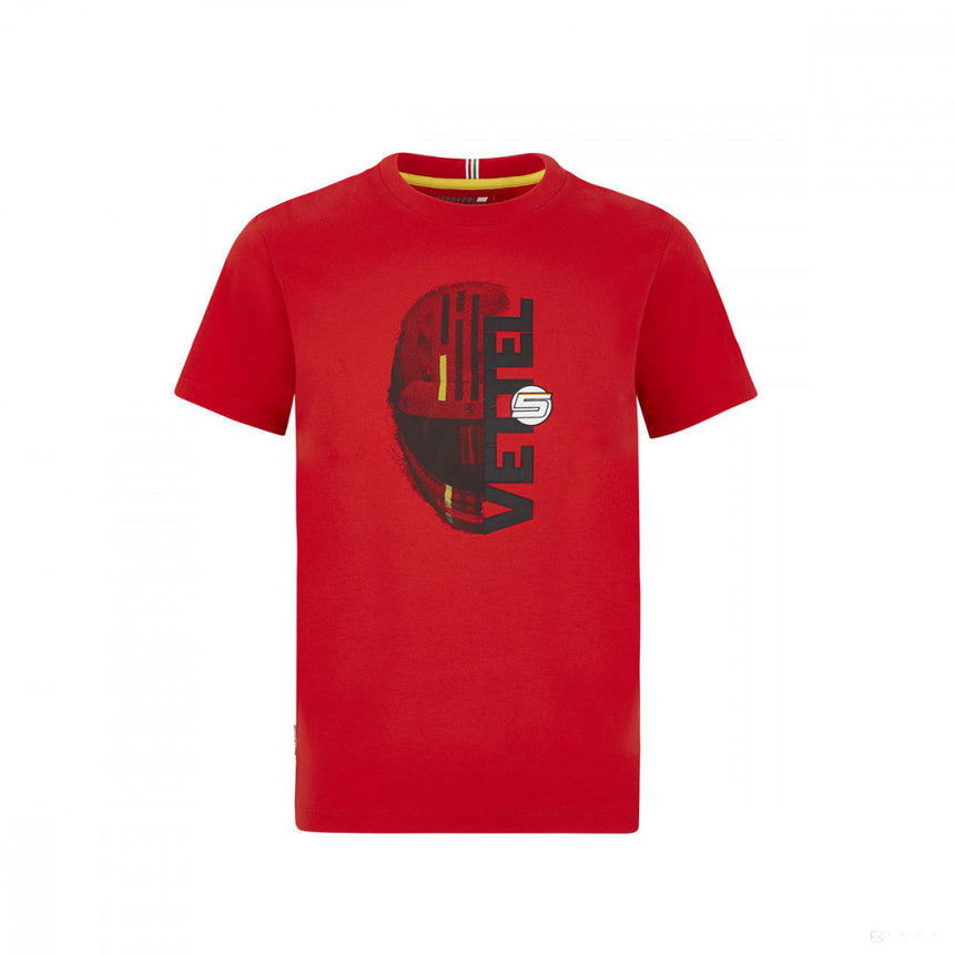 T-shirt col rond Sebastian Vettel, Rouge - FansBRANDS®