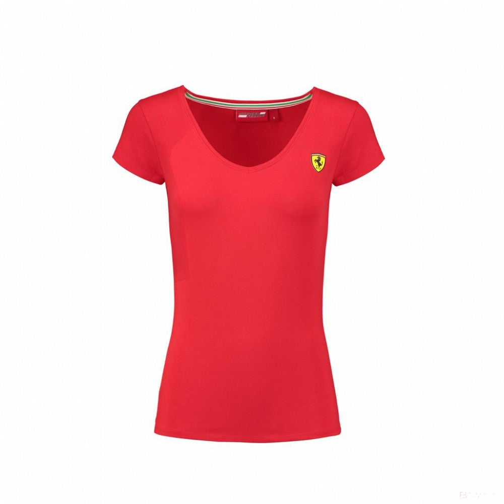 T-shirt, Polo Scuderia Ferrari, Rouge - FansBRANDS®