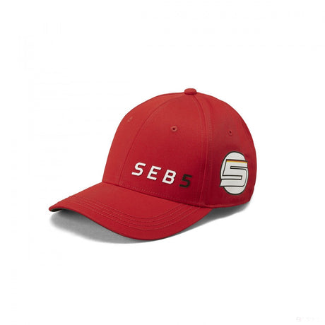 Casquette de baseball Sebastian Vettel, Rouge - FansBRANDS®