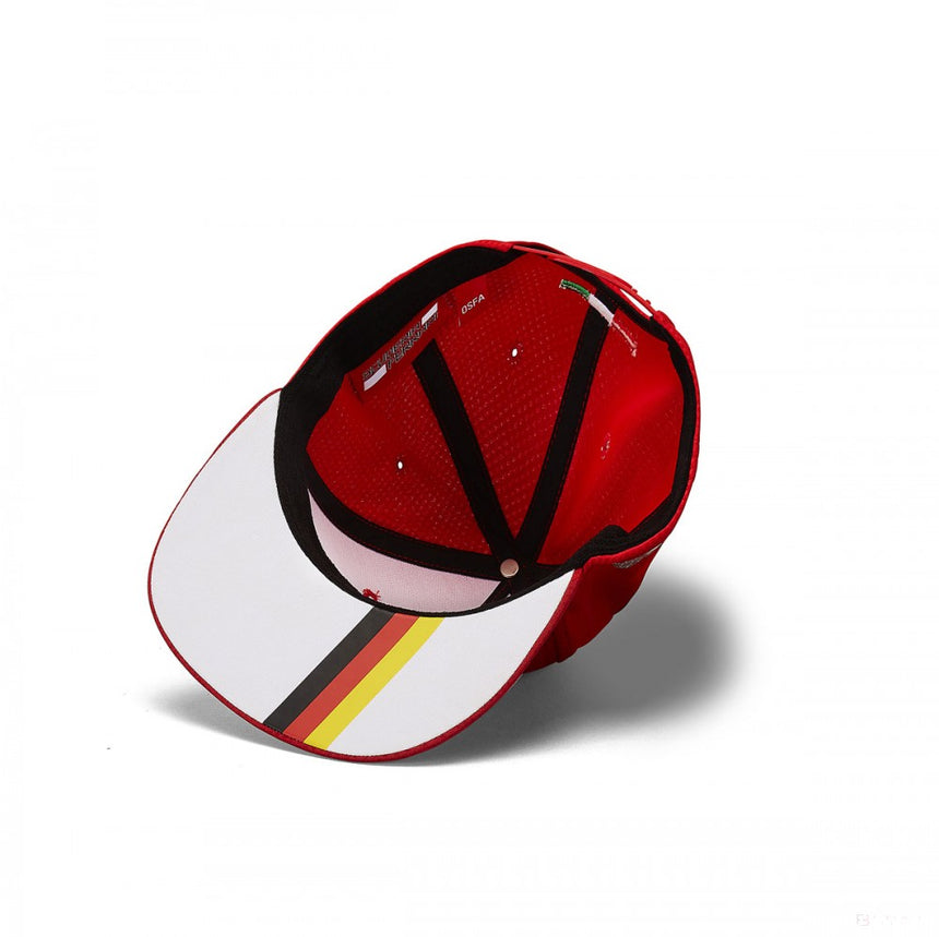 Casquette Flatbrim Sebastian Vettel, Rouge - FansBRANDS®