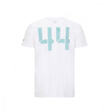 T-shirt col rond Lewis Hamilton, blanc - FansBRANDS®