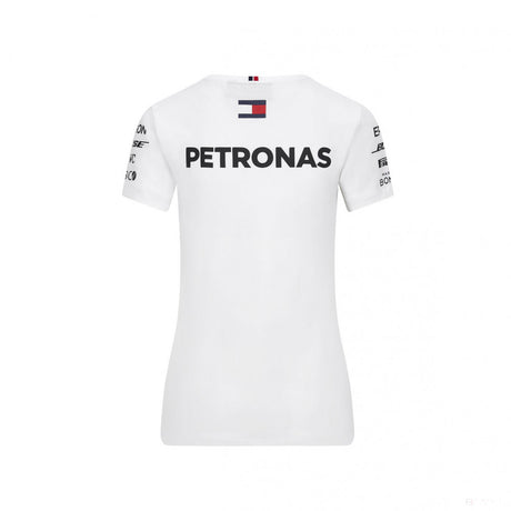 T-shirt col rond Mercedes AMG Petronas, blanc - FansBRANDS®