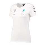 T-shirt col rond Mercedes AMG Petronas, blanc