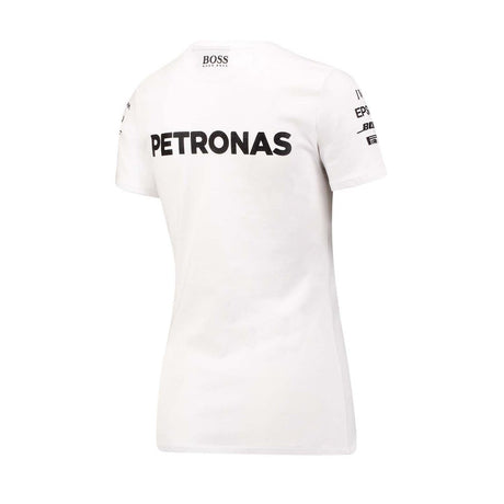 T-shirt col rond Mercedes AMG Petronas, blanc - FansBRANDS®