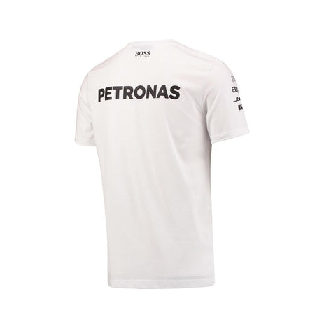 T-shirt col rond Mercedes AMG Petronas, blanc - FansBRANDS®