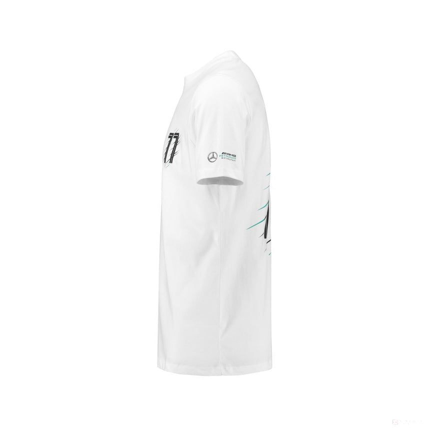 T-shirt col rond Valtteri Bottas, blanc - FansBRANDS®