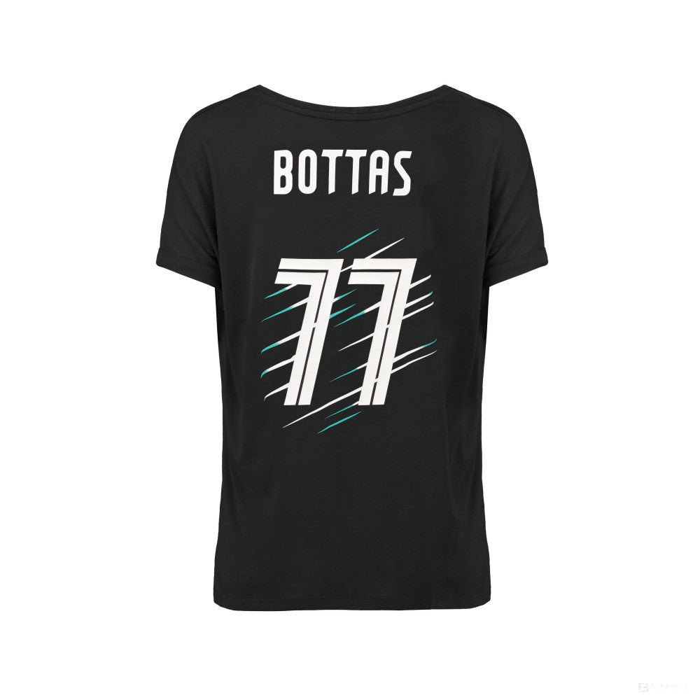 T-shirt col rond Valtteri Bottas, noir - FansBRANDS®