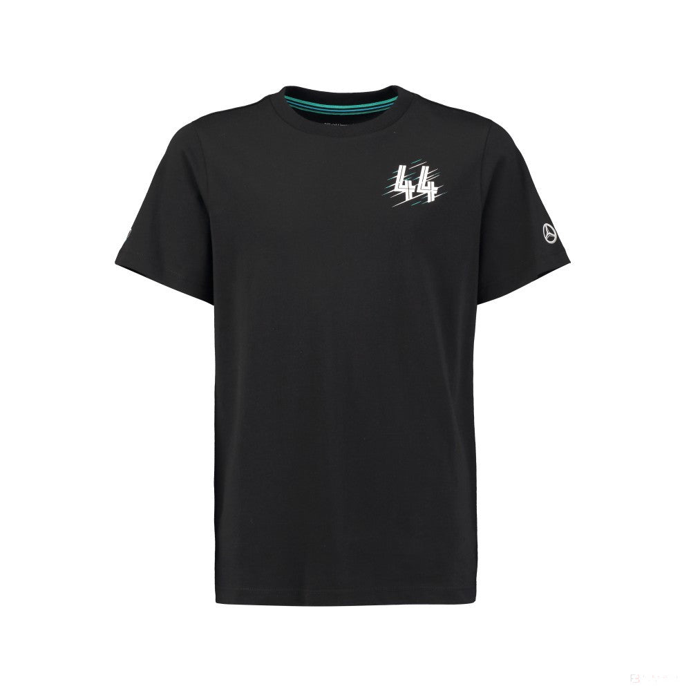 T-shirt col rond Lewis Hamilton, noir