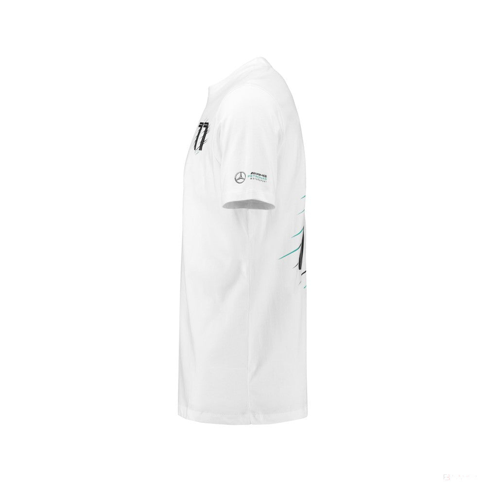 T-shirt col rond Valtteri Bottas, blanc - FansBRANDS®