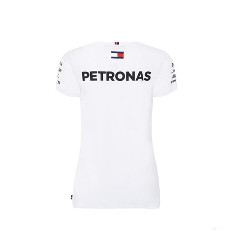 T-shirt col rond Mercedes AMG Petronas, blanc - FansBRANDS®
