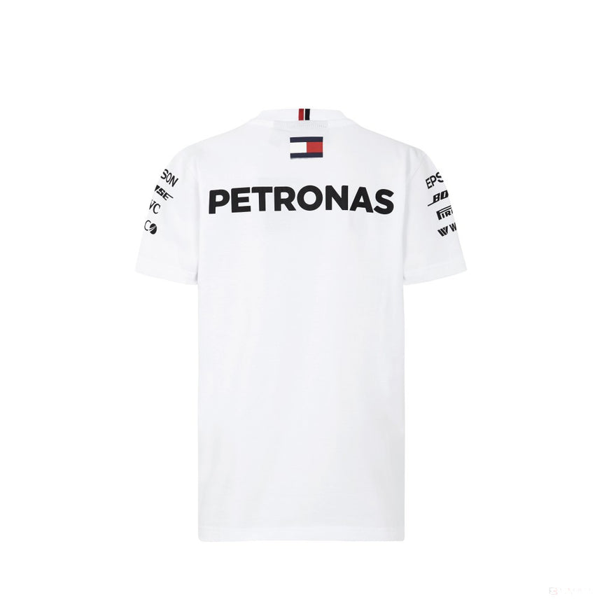 T-shirt col rond Mercedes AMG Petronas, blanc - FansBRANDS®