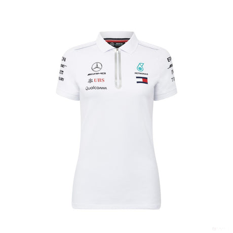 Polo Mercedes AMG Petronas, blanc - FansBRANDS®