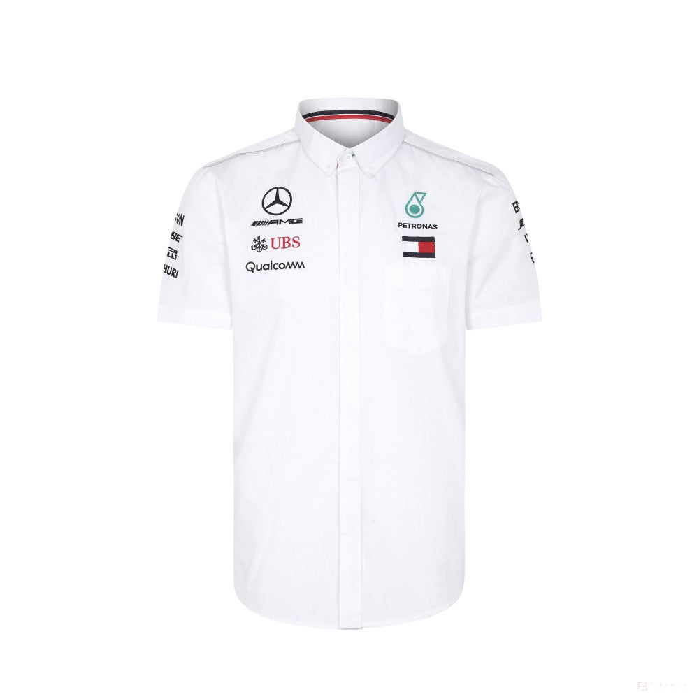 Chemise Mercedes AMG Petronas, blanc - FansBRANDS®