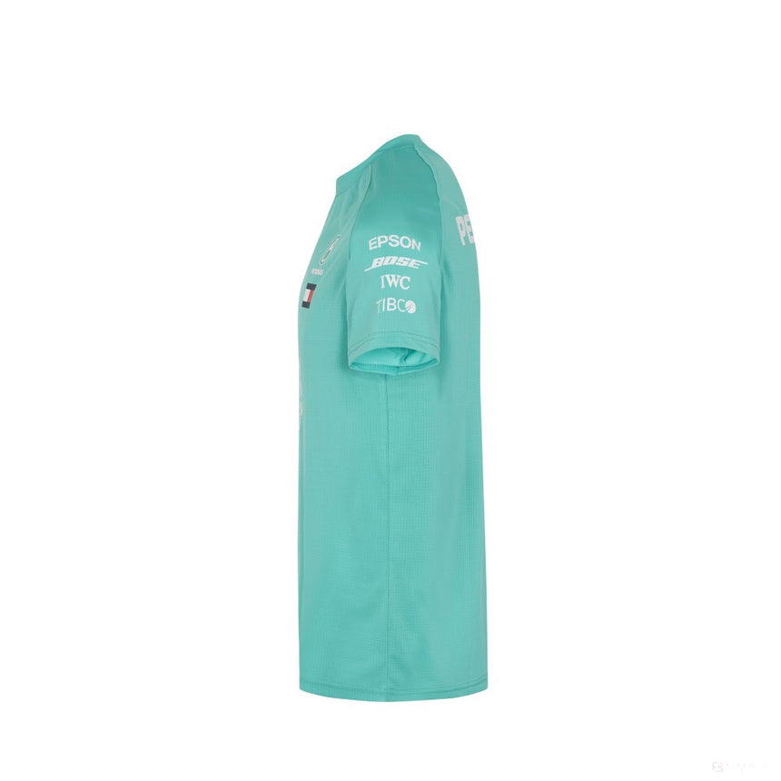 T-shirt col rond Mercedes AMG Petronas, vert - FansBRANDS®