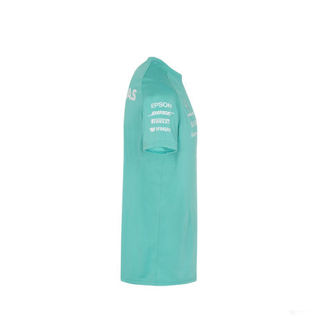 T-shirt col rond Mercedes AMG Petronas, vert - FansBRANDS®