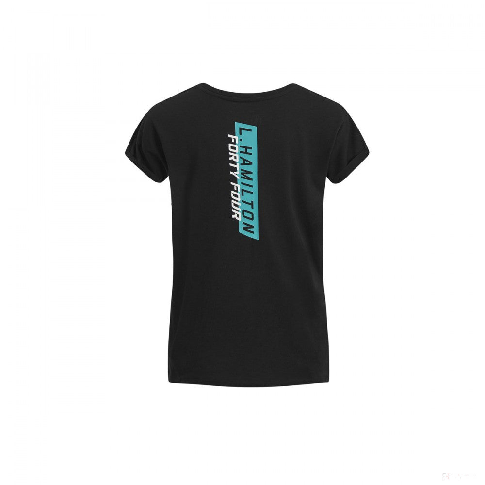 T-shirt col rond Lewis Hamilton, noir - FansBRANDS®
