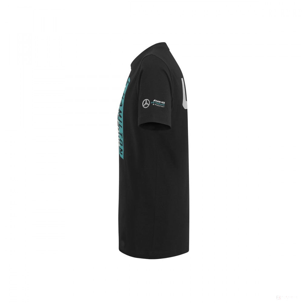 T-shirt col rond Lewis Hamilton, noir - FansBRANDS®