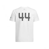 T-shirt col rond Lewis Hamilton, blanc - FansBRANDS®