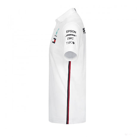 Polo Mercedes AMG Petronas, blanc - FansBRANDS®