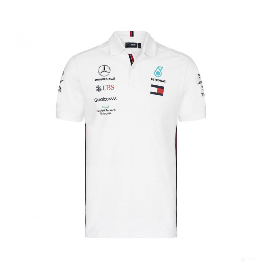 Polo Mercedes AMG Petronas, blanc - FansBRANDS®