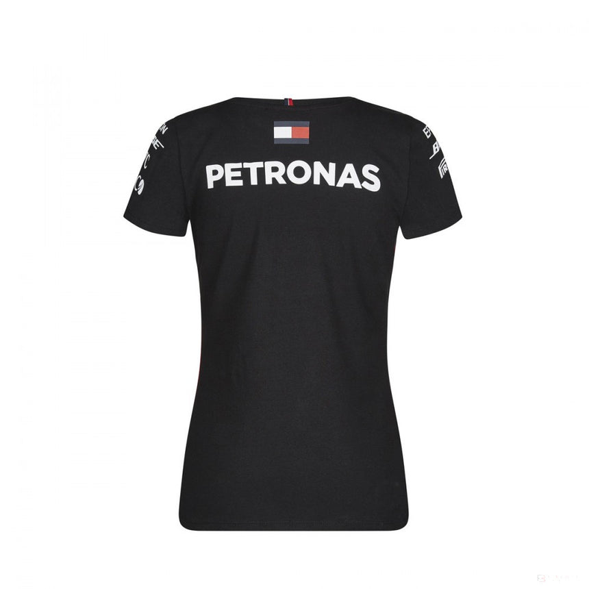 T-shirt col rond Mercedes AMG Petronas, noir - FansBRANDS®